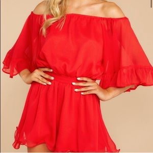 Red Dress Boutique Red Romper